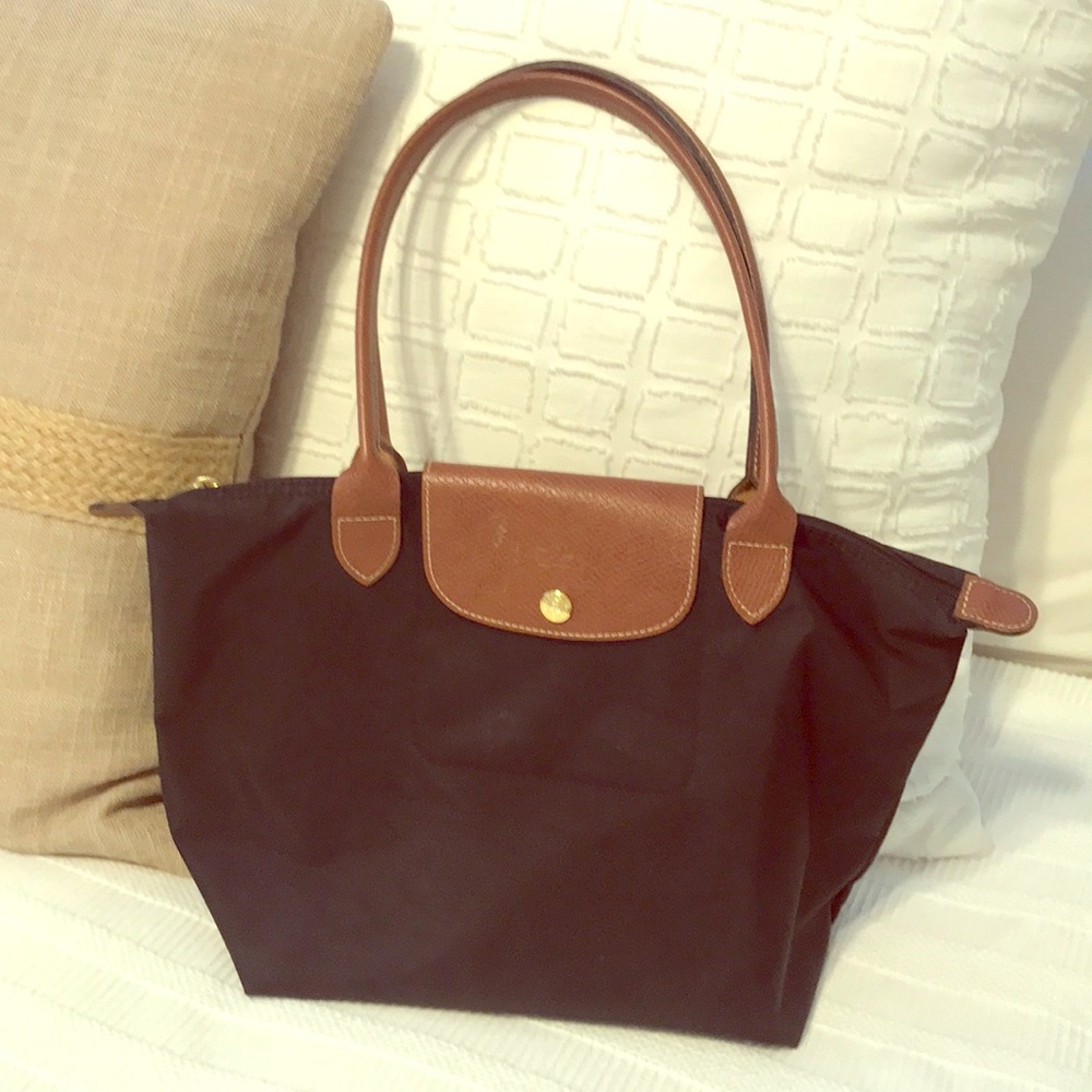 Longchamp “Le Pilage” Small. Black and brown
